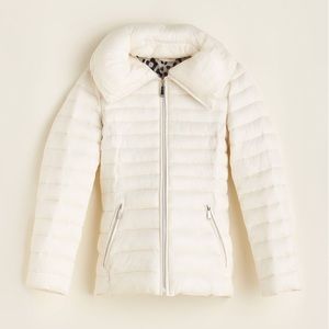 Laundry by Shelli Segal Flared Short Puffer Coat